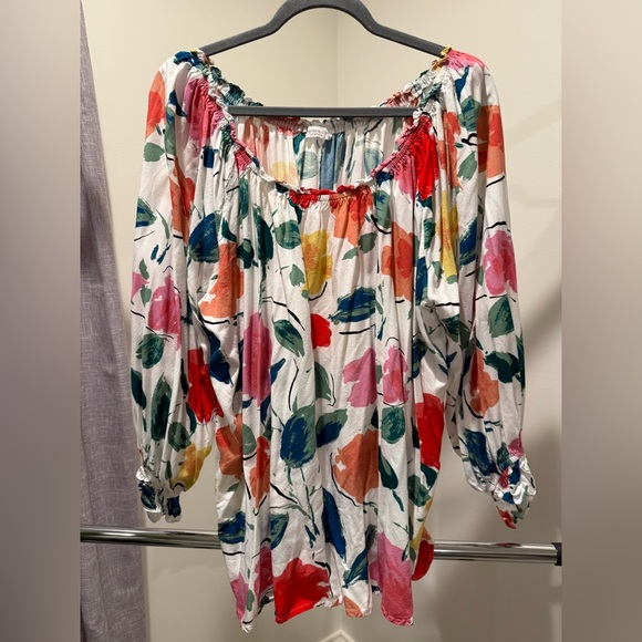 Chic Soul Colorful Floral Blouse - Picture 1 of 3